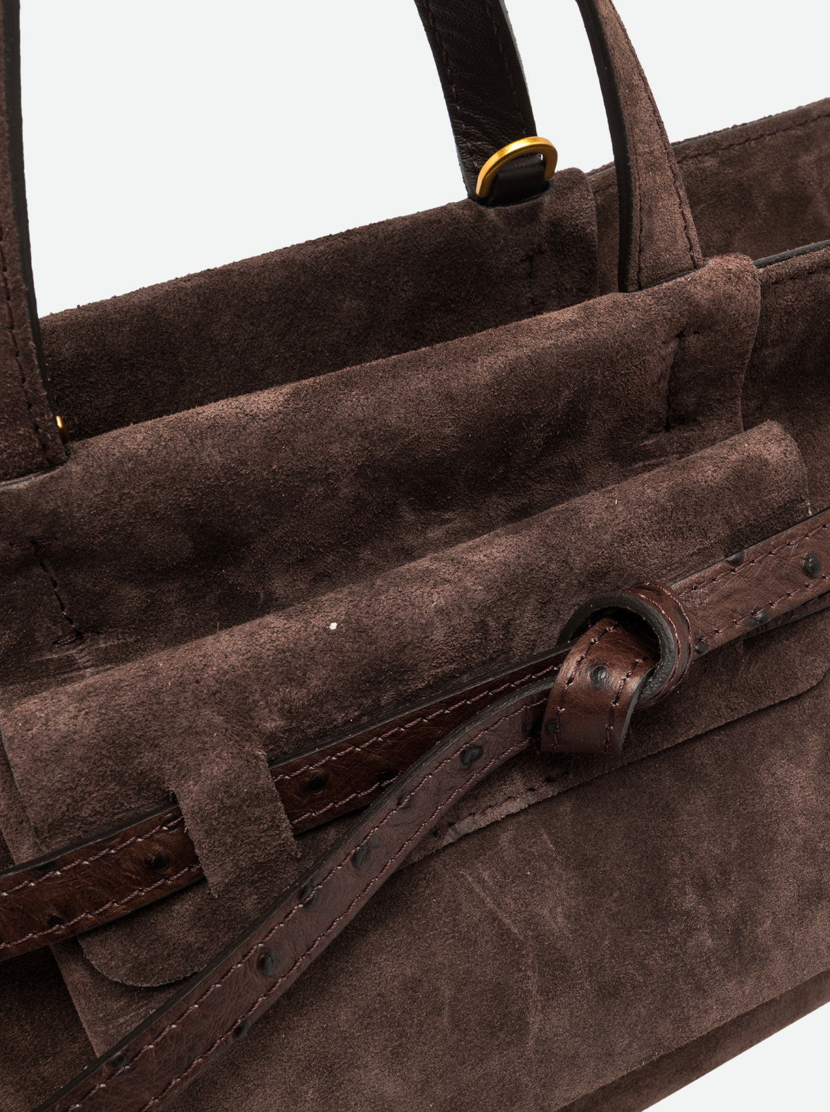 Gianni Chiarini borsa a mano in camoscio "Belty" Marrone BS12695CM-STEMU.974 MOKA
