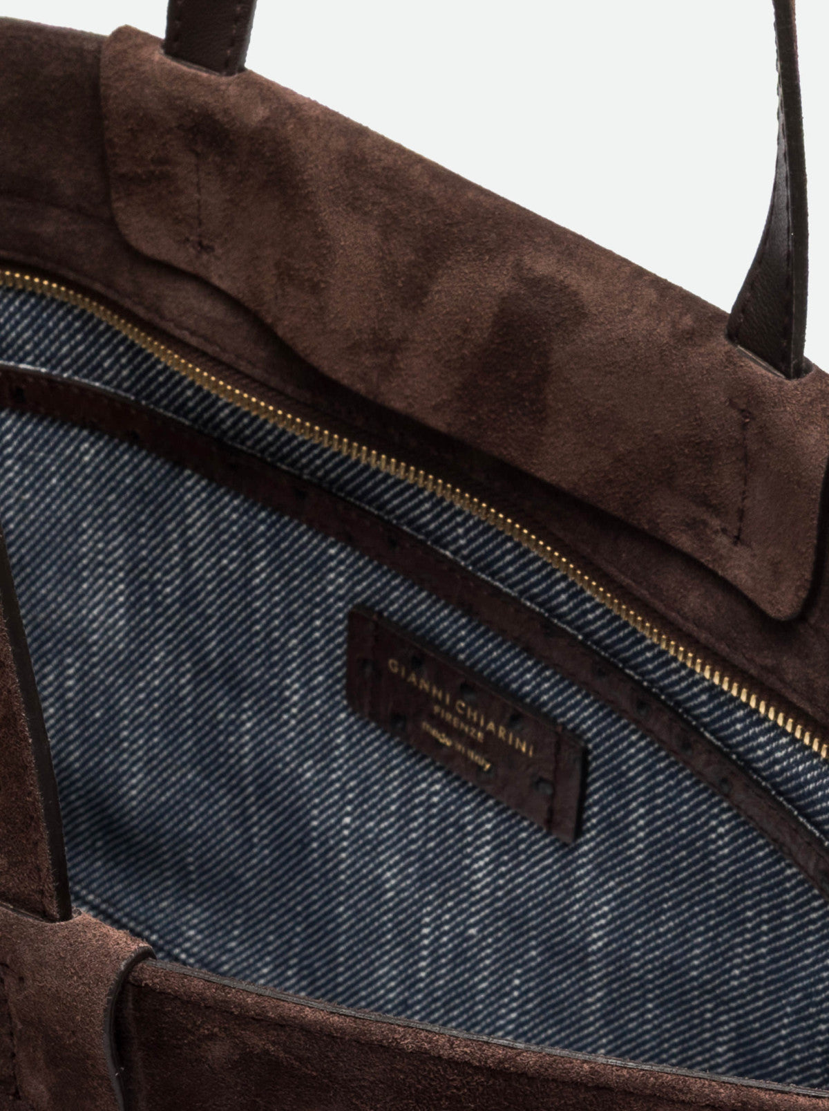 Gianni Chiarini borsa shopping in camoscio "Belty" Marrone BS12696CM-STEMU.974 MOKA