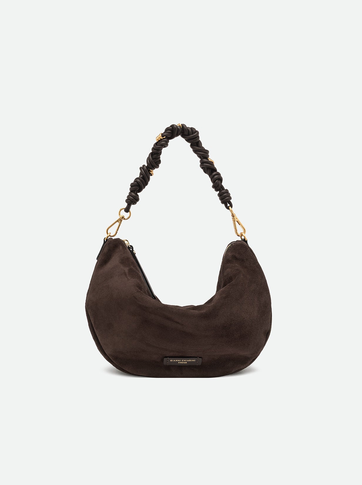 Gianni Chiarini borsa a spalla in camoscio "Cleo" Marrone BS12691CM-PL.974 MOKA