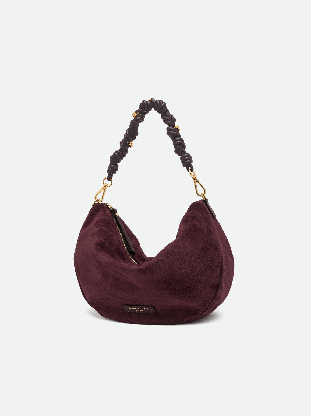 Gianni Chiarini borsa a spalla in camoscio "Cleo" Bordeaux BS12691CM-PL.7580 AMARONE
