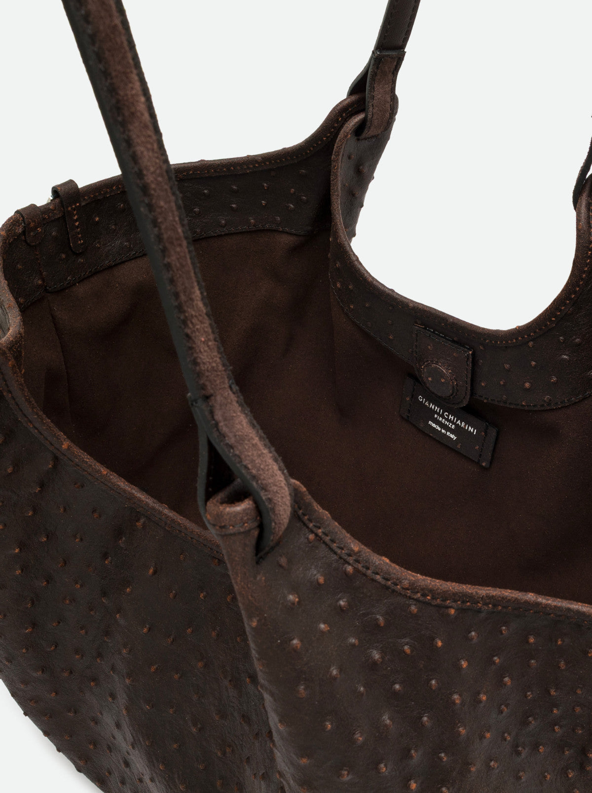 Gianni Chiarini borsa shopping in pelle "Dua" Marrone BS12670 STEMU.2107 ESPRESSO