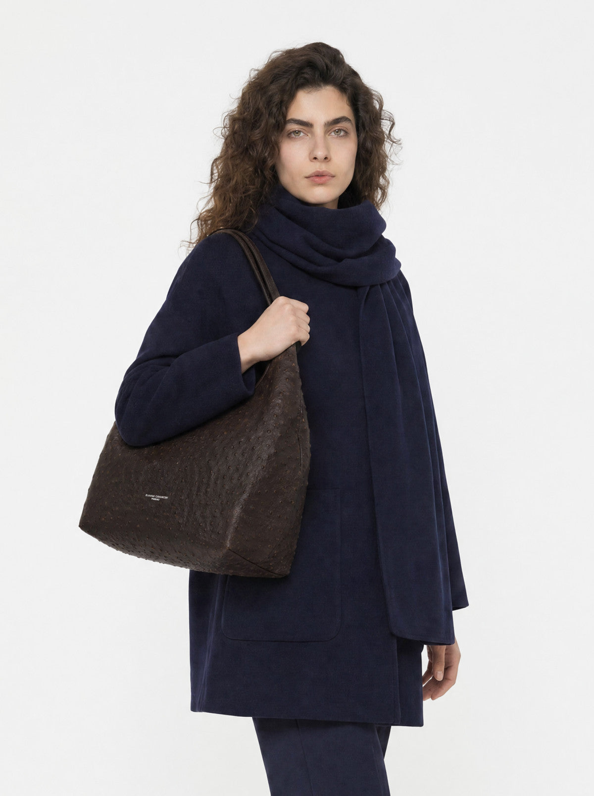 Gianni Chiarini borsa shopping in pelle "Dua" Marrone BS12670 STEMU.2107 ESPRESSO