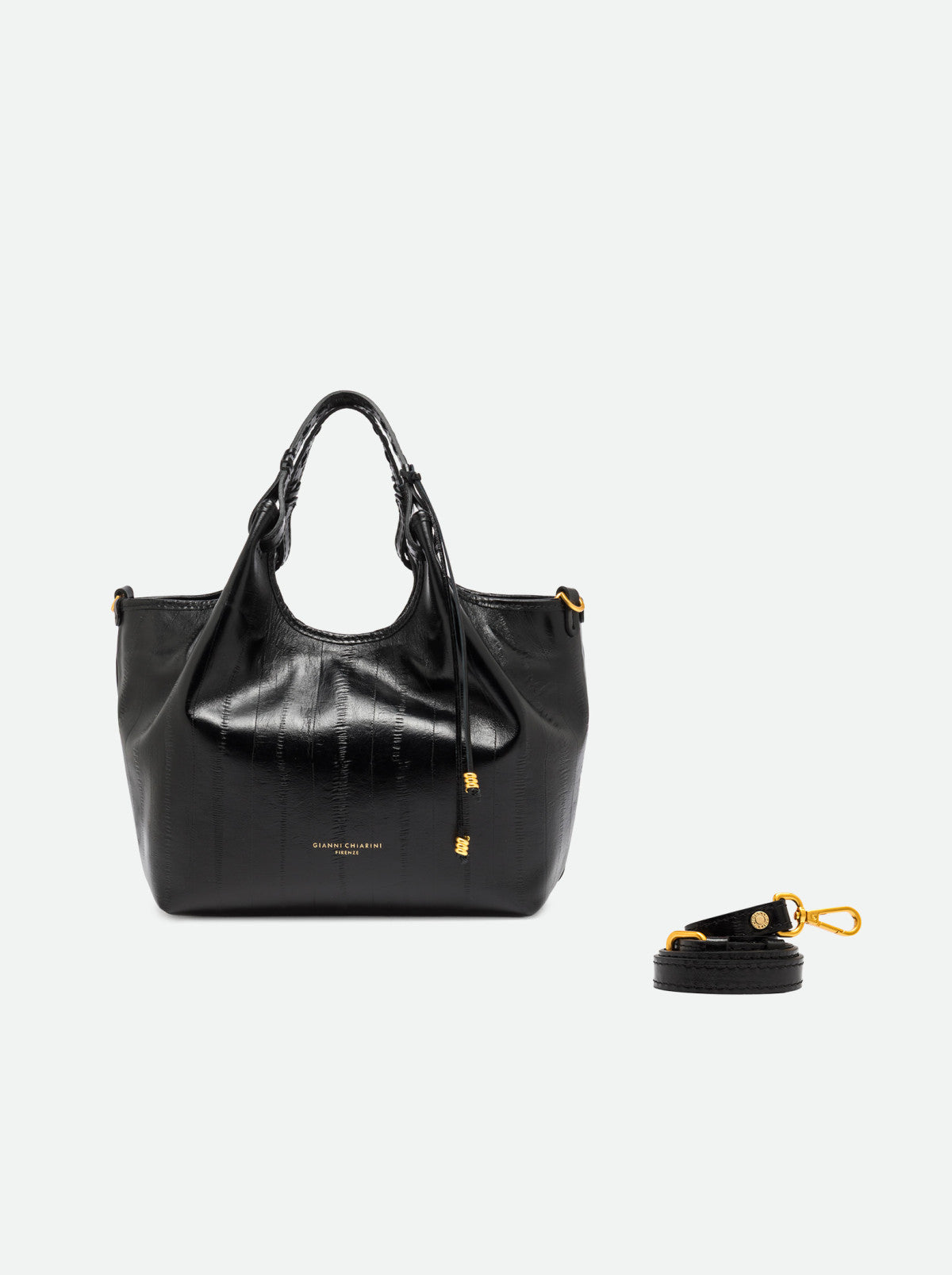 Gianni Chiarini borsa a mano in pelle "Dua" Nero BS12679 EEL-PSLY.001 NERO