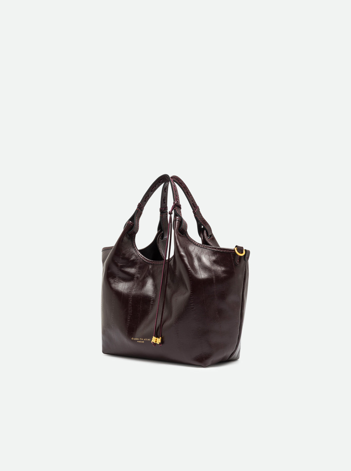 Gianni Chiarini borsa a mano in pelle "Dua" Bordeaux BS12679 EEL-PSLY.14601 ANTIQUE