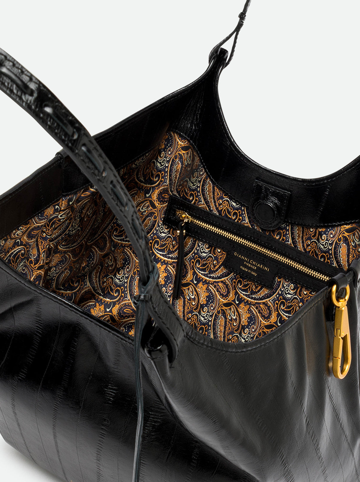 Gianni Chiarini borsa shopping in pelle "Dua" Nero BS12680 EEL-PSLY.001 NERO