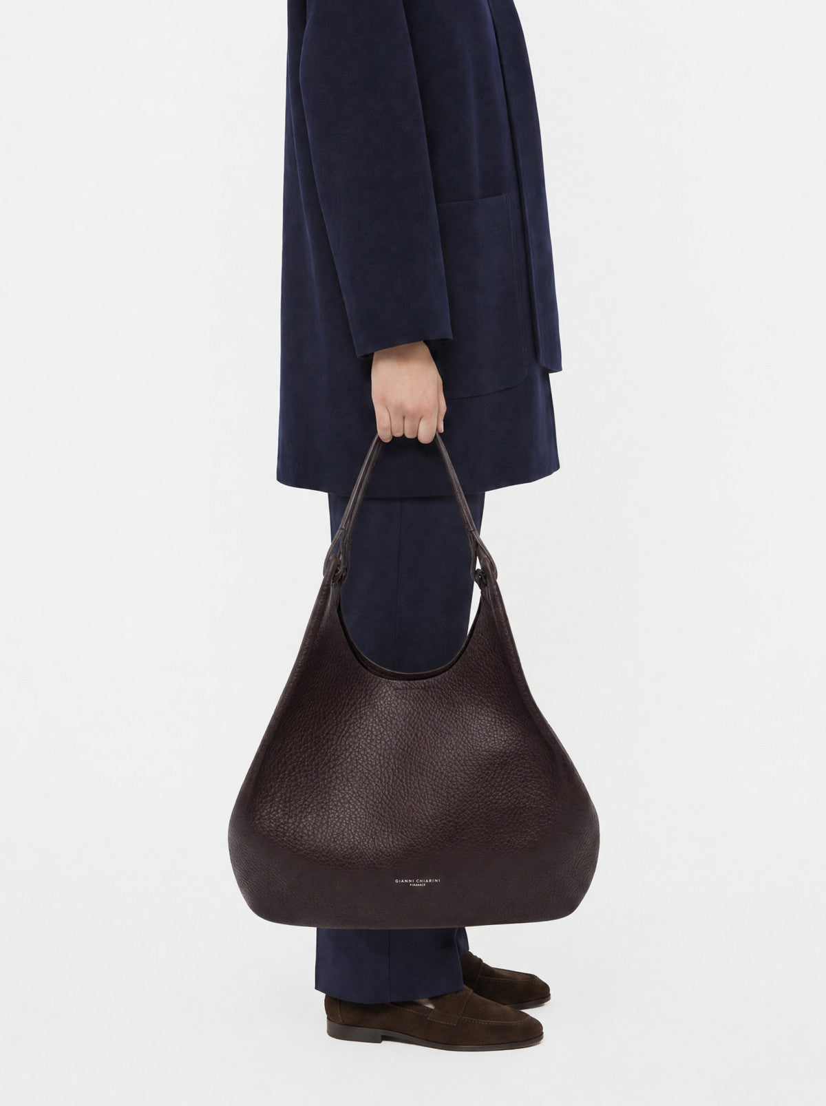 Gianni Chiarini borsa shopping in pelle "Dua" Marrone BS9720RNGDBL.2107 ESPRESSO