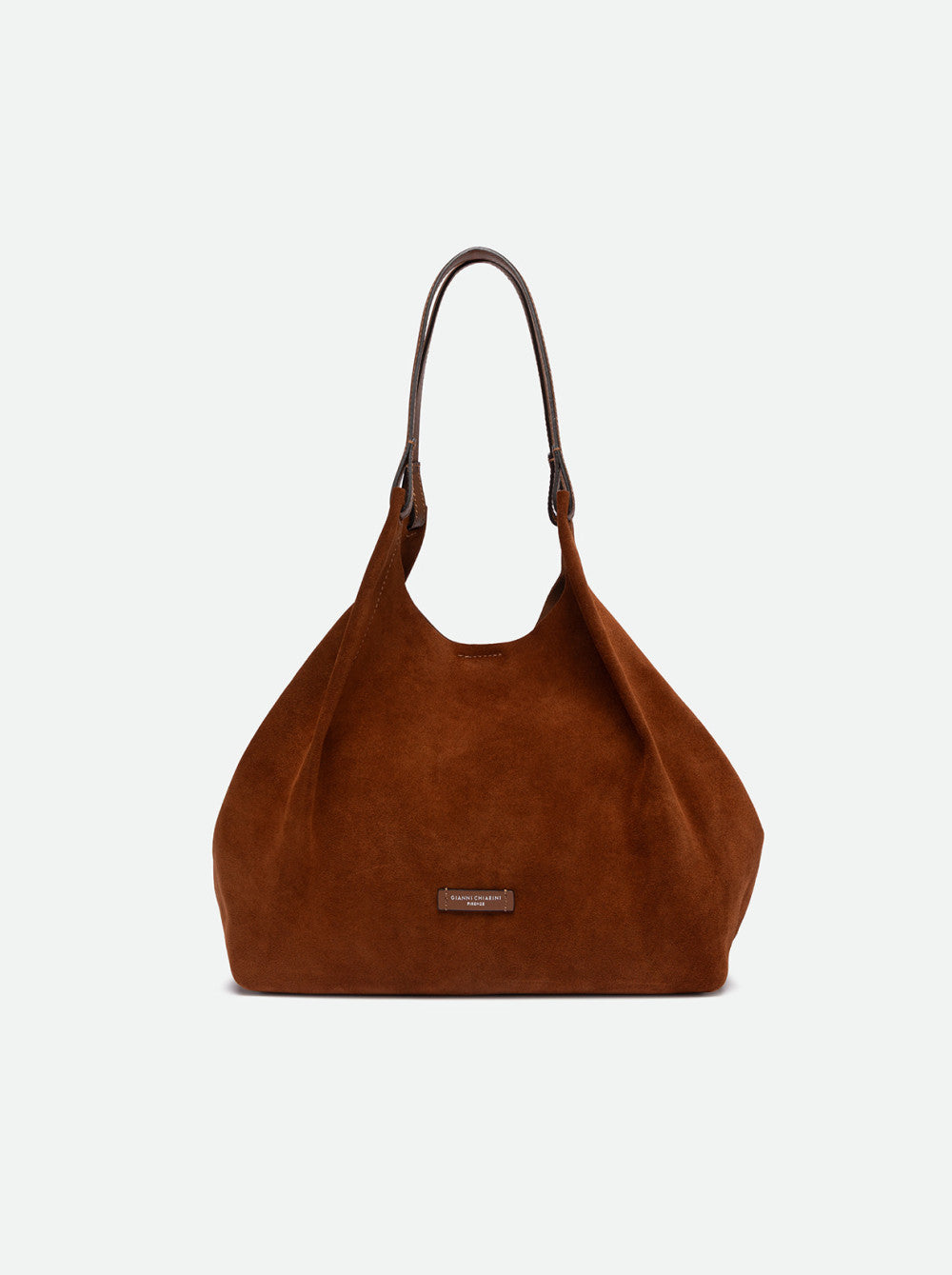 Gianni Chiarini borsa shopping in camoscio "Dua" Cuoio BS9800CM-PL.099 COGNAC