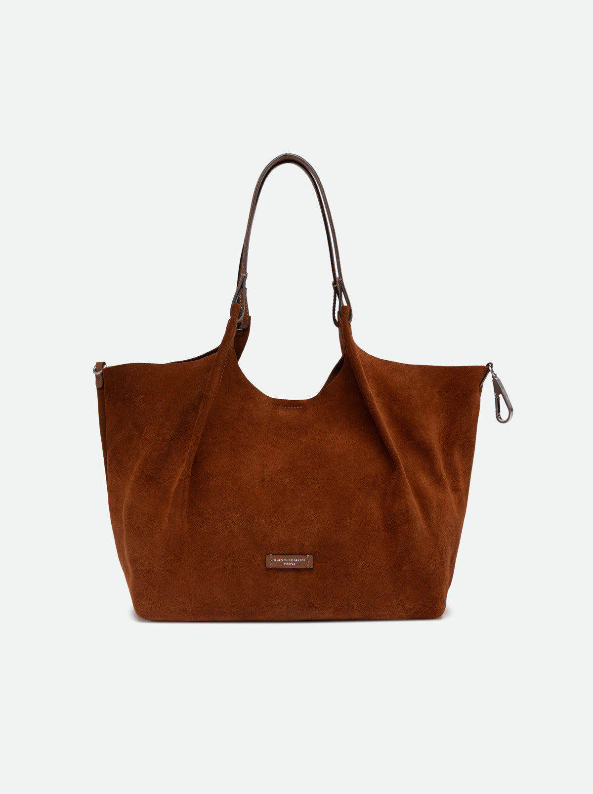 Gianni Chiarini borsa shopping in camoscio "Dua" Cuoio BS9800CM-PL.099 COGNAC