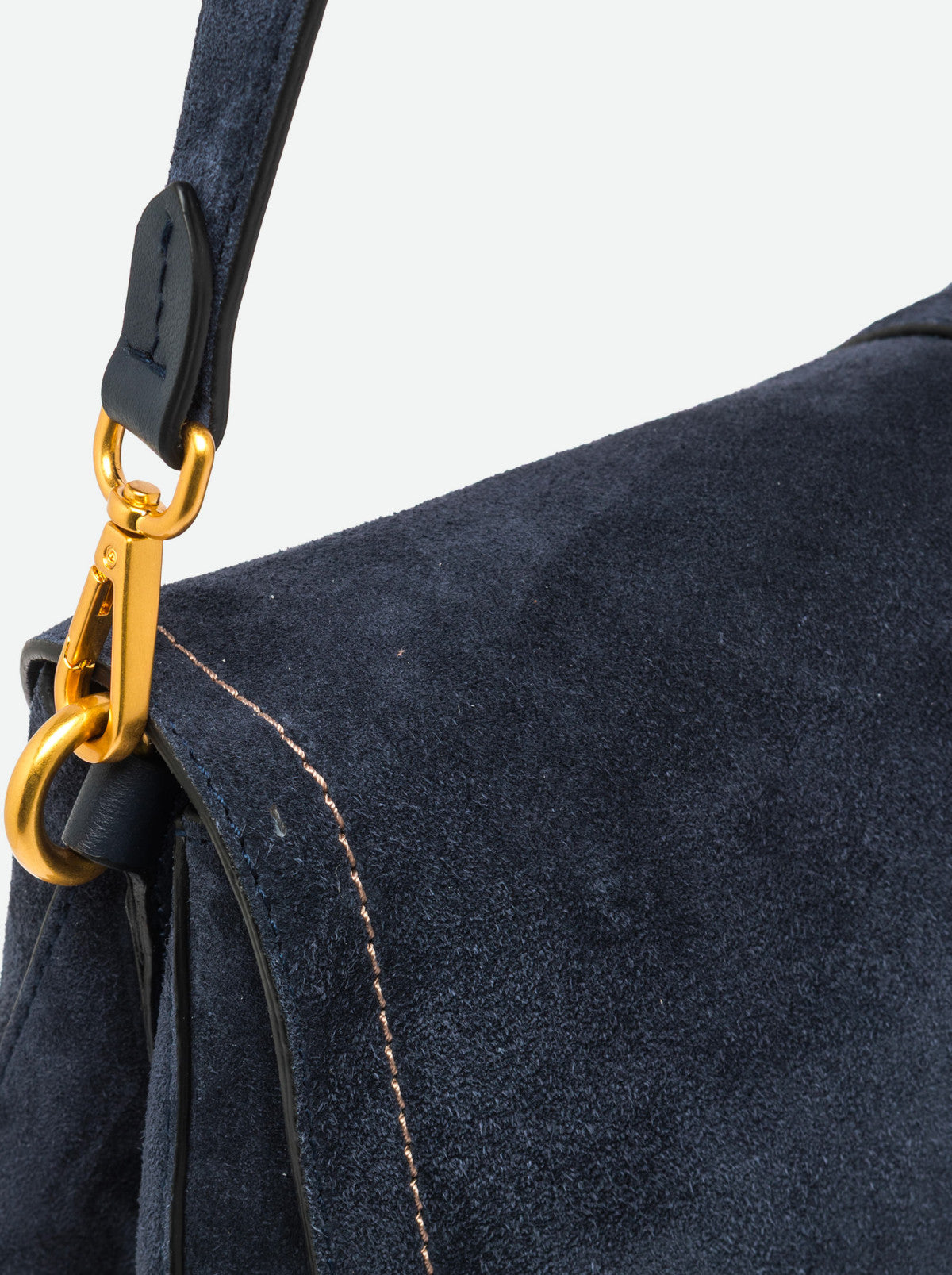 Gianni Chiarini borsa a spalla in camoscio "Helena Round" Blu BS12619CM-PL.14596 NOTTURNO
