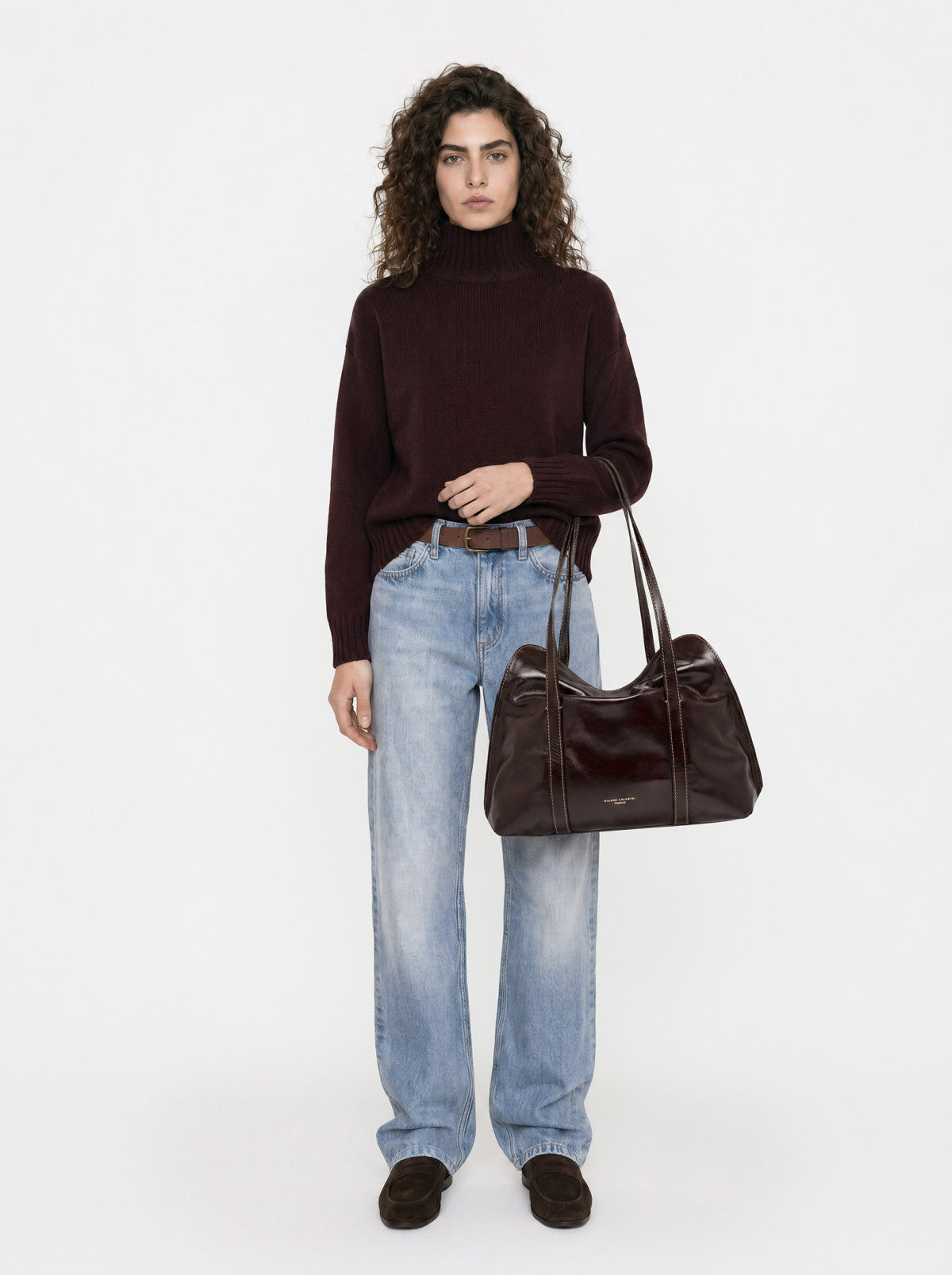 Gianni Chiarini borsa shopping in pelle "Marghe" Marrone BS11981RALPH-CM.2107 ESPRESSO