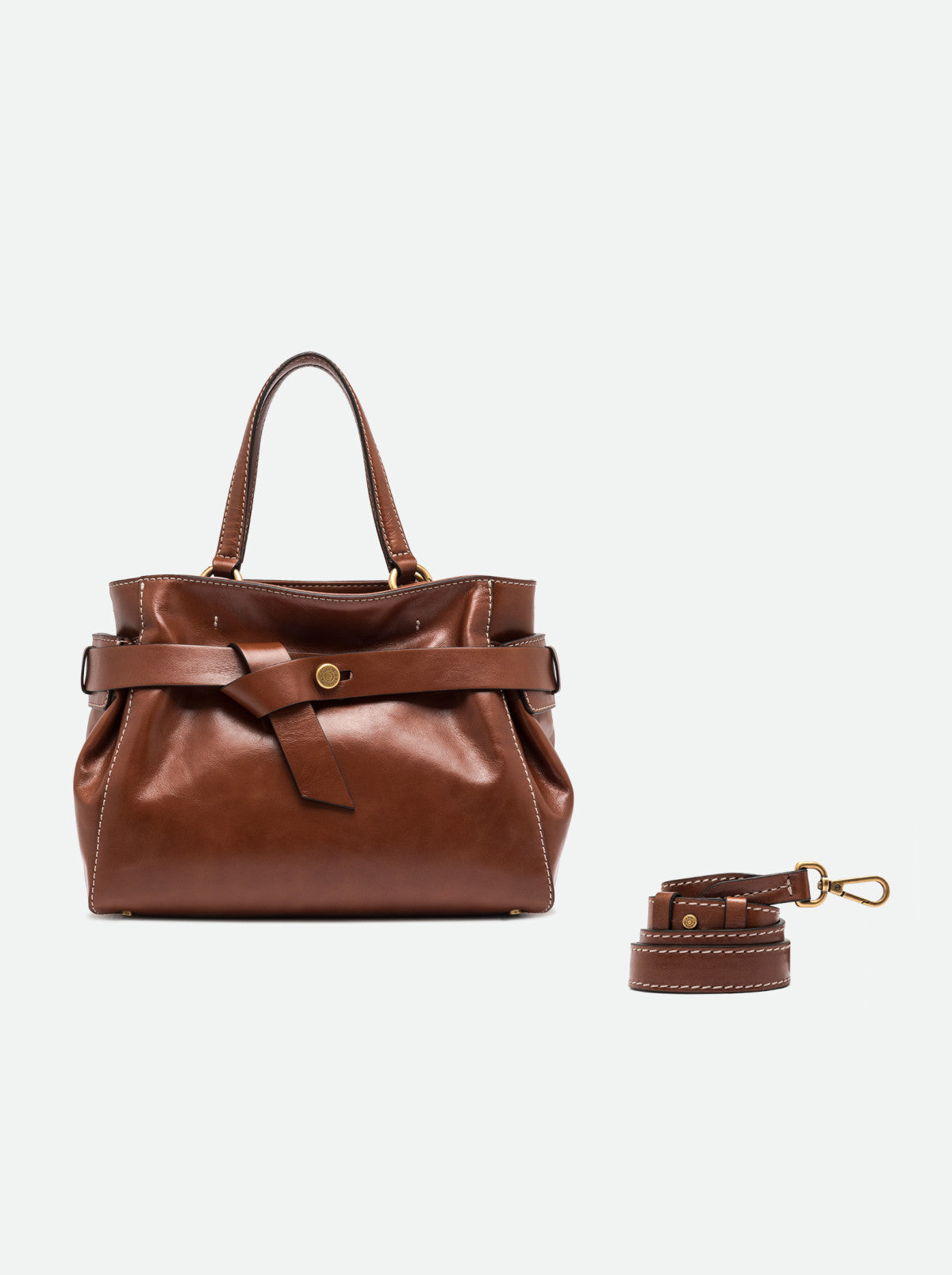 Gianni Chiarini borsa a mano in pelle "Miranda" Cuoio BS12636RALPH.331 NOCE