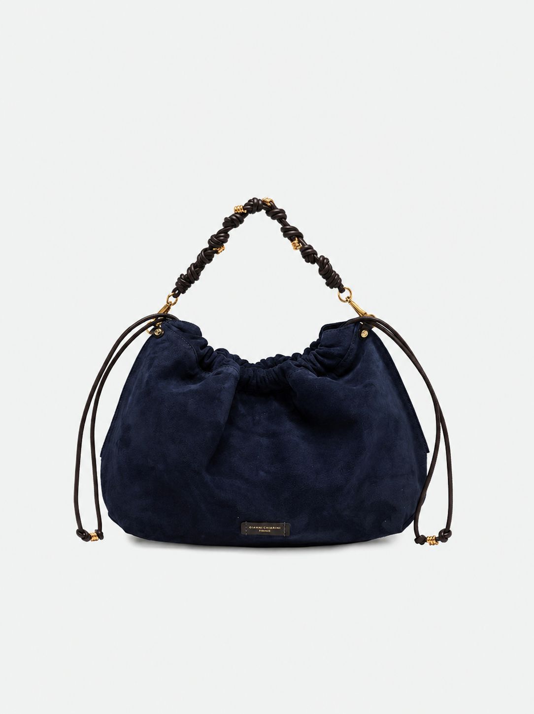 Gianni Chiarini borsa a spalla in camoscio "Morgana" Blu BS12260CM-PL.14596 NOTTURNO