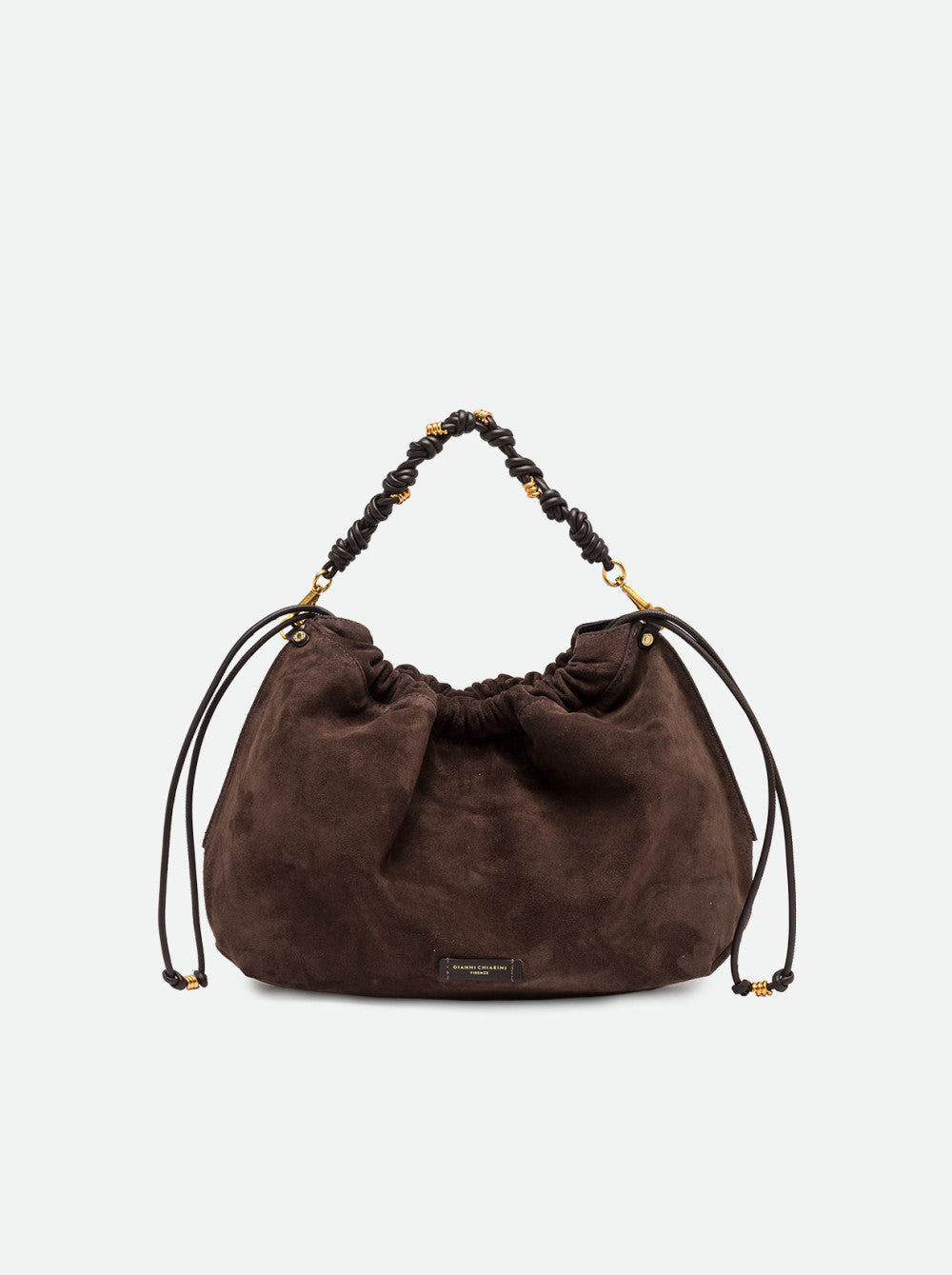 Gianni Chiarini borsa a spalla in camoscio "Morgana" Marrone BS12260CM-PL.974 MOKA