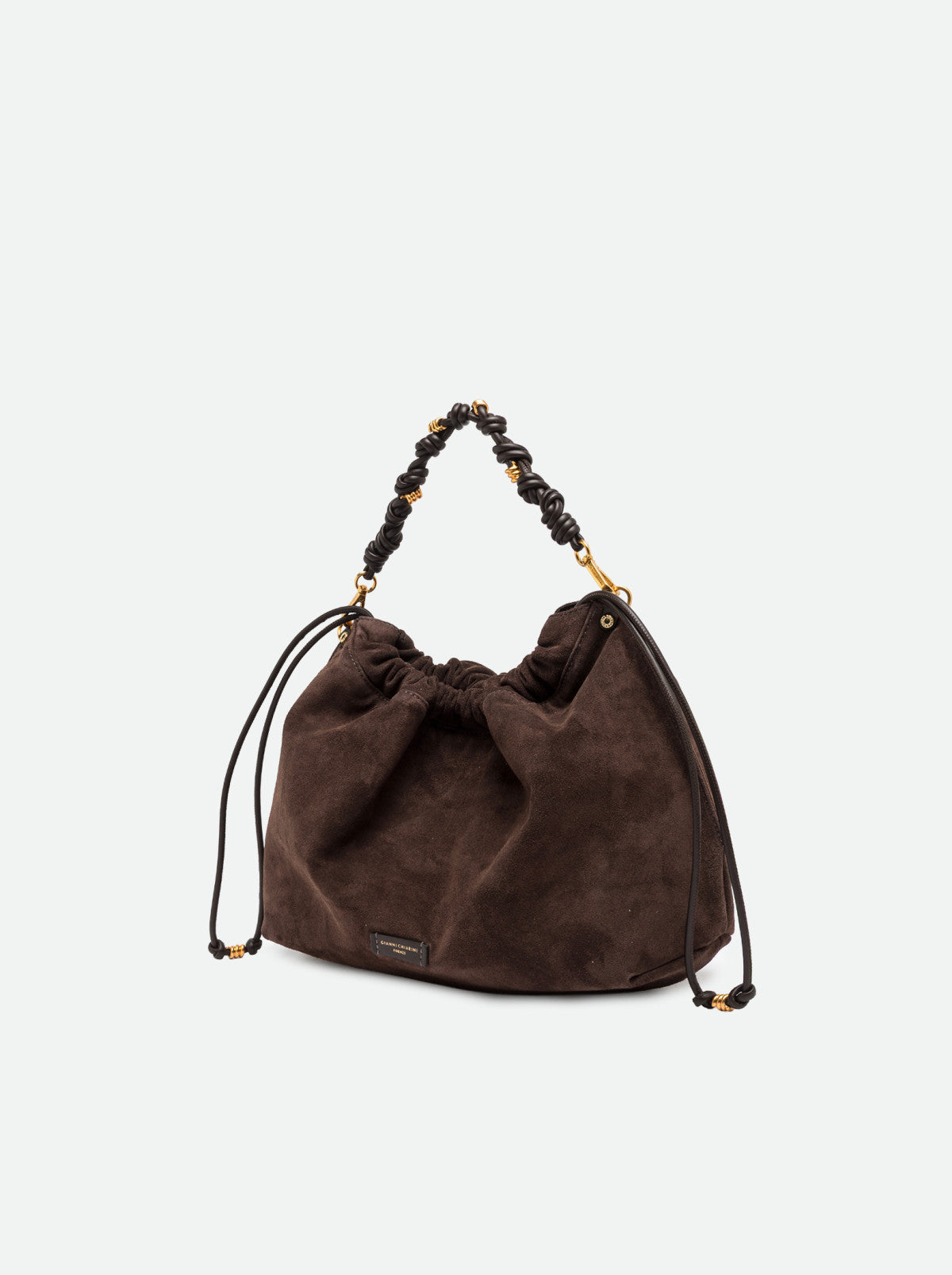 Gianni Chiarini borsa a spalla in camoscio "Morgana" Marrone BS12260CM-PL.974 MOKA