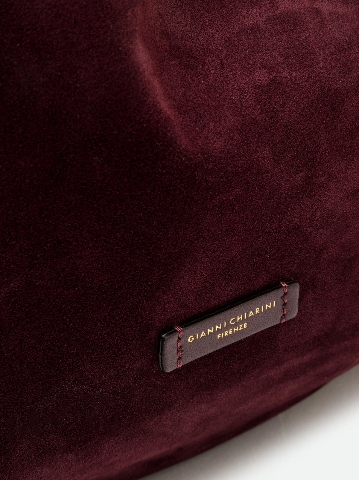Gianni Chiarini borsa a spalla in camoscio "Morgana" Bordeaux BS12260CM-PL.7580 AMARONE