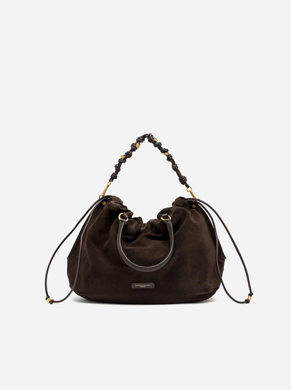 Gianni Chiarini borsa a mano in camoscio "Morgana" Marrone BS12261CM-PL.974 MOKA