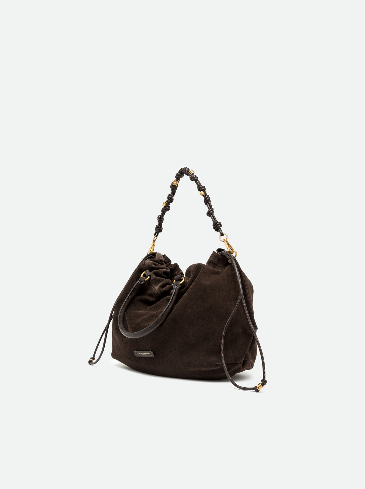 Gianni Chiarini borsa a mano in camoscio "Morgana" Marrone BS12261CM-PL.974 MOKA