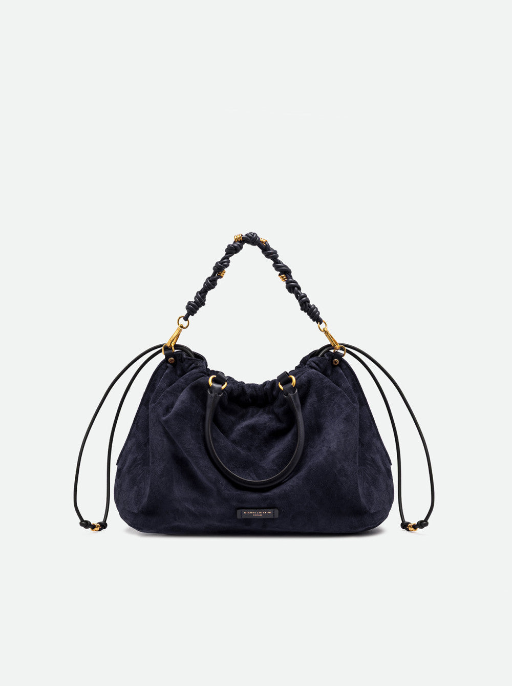 Gianni Chiarini borsa a mano in camoscio "Morgana" Blu BS12261CM-PL.14596 NOTTURNO