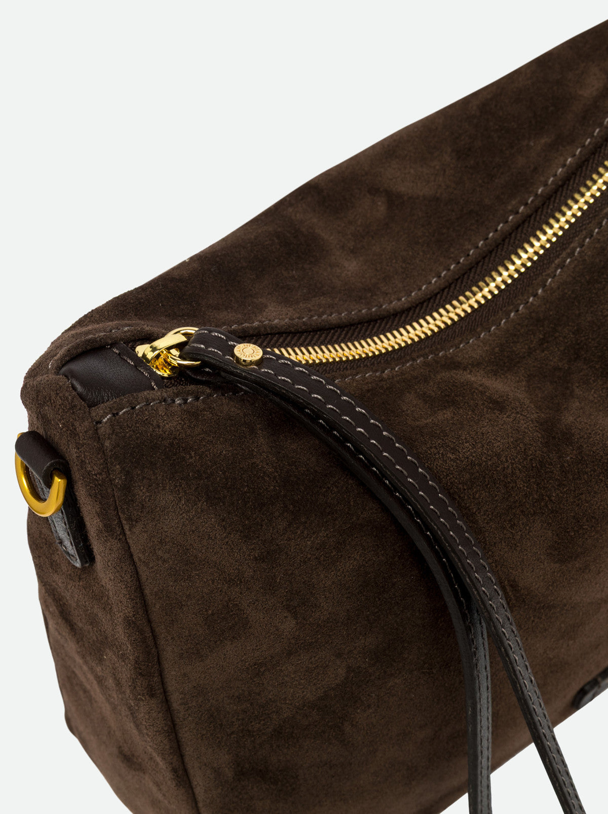 Gianni Chiarini borsa a mano in camoscio "Nora Pouch" Marrone BS10225CM-PL.974 MOKA