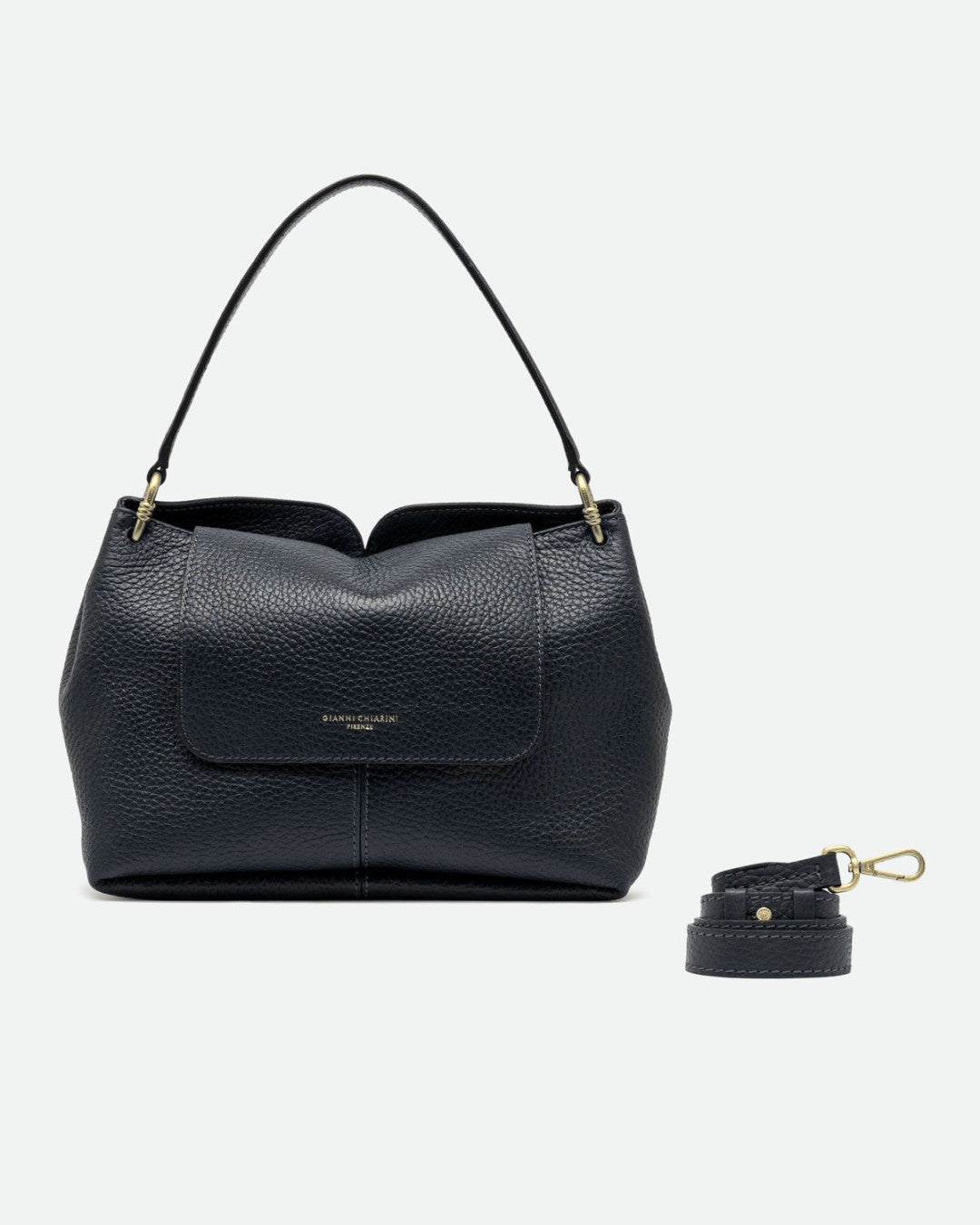 Gianni Chiarini borsa a spalla in pelle "Sandra" Nero BS12170RNG.001 NERO