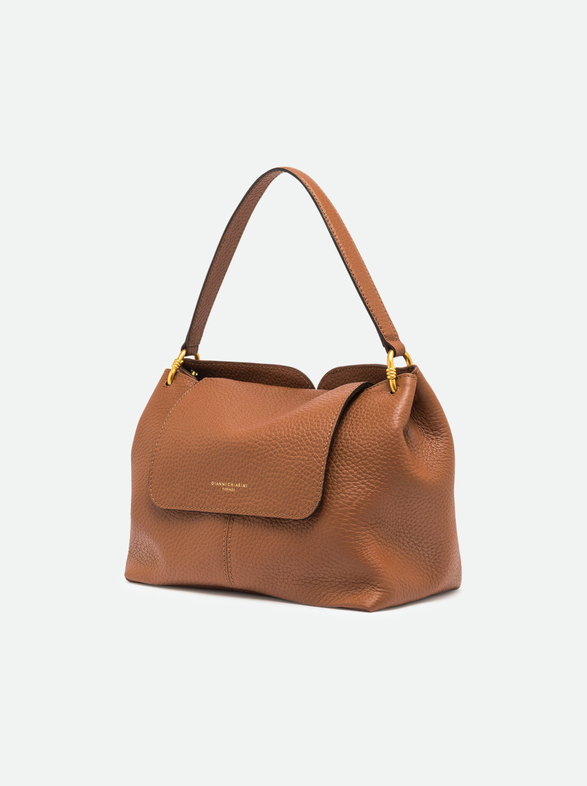 Gianni Chiarini borsa a spalla in pelle "Sandra" Cuoio BS12170RNG.331 NOCE