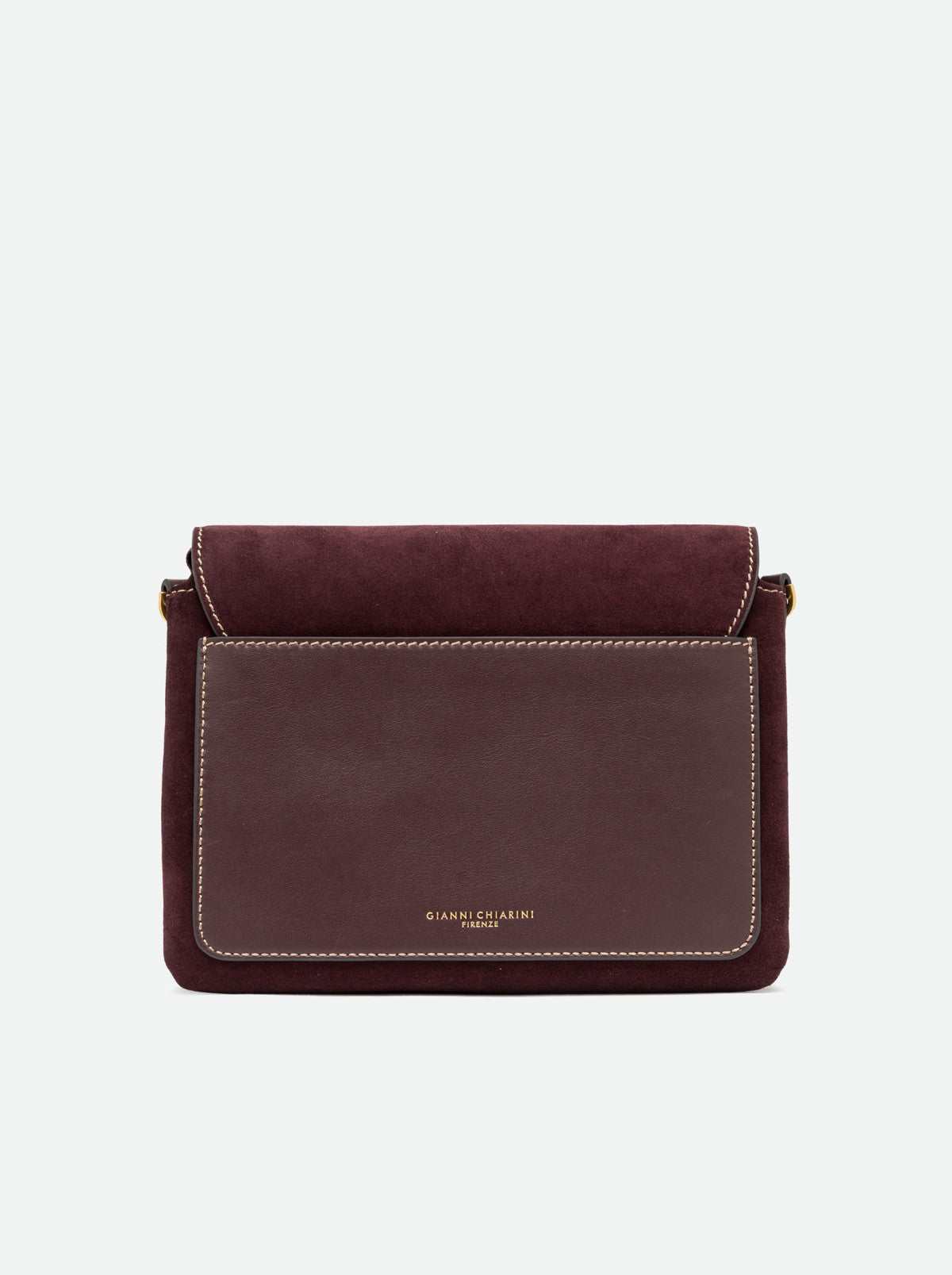Gianni Chiarini borsa a tracolla in camoscio "Three" Bordeaux BS12294COMM CM-PL.7580 AMARONE
