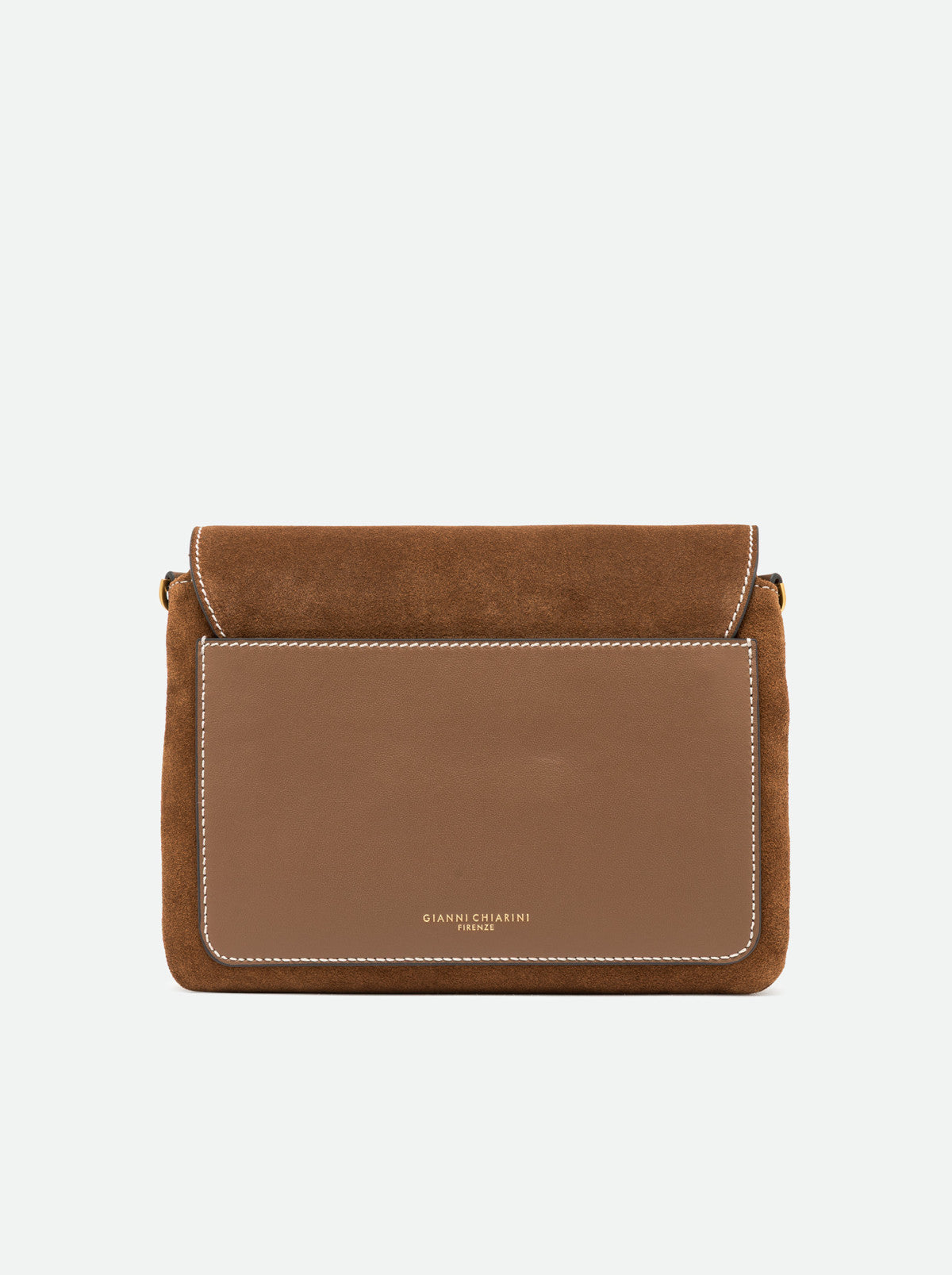 Gianni Chiarini borsa a tracolla in camoscio "Three" Cuoio BS12294COMM CM-PL.099 COGNAC