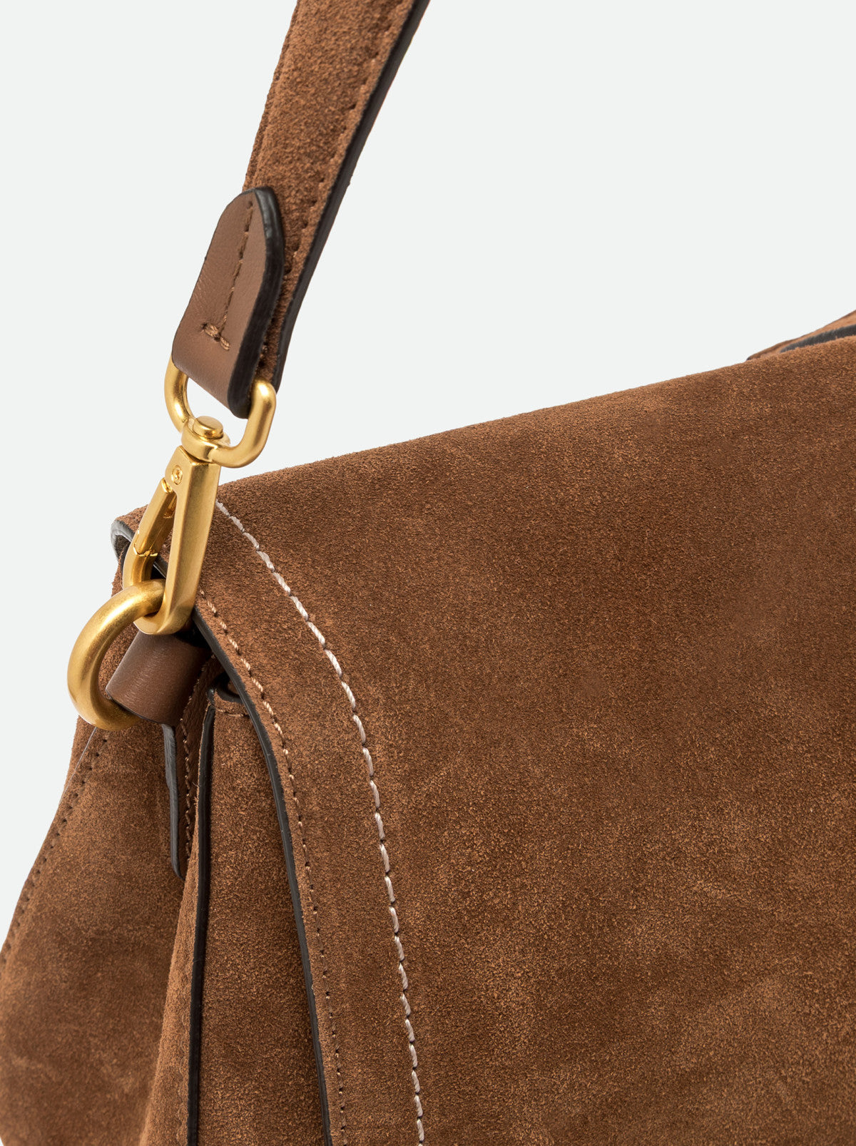 Gianni Chiarini borsa a spalla in camoscio "Helena Round" Cuoio BS12619CM-PL.099 COGNAC