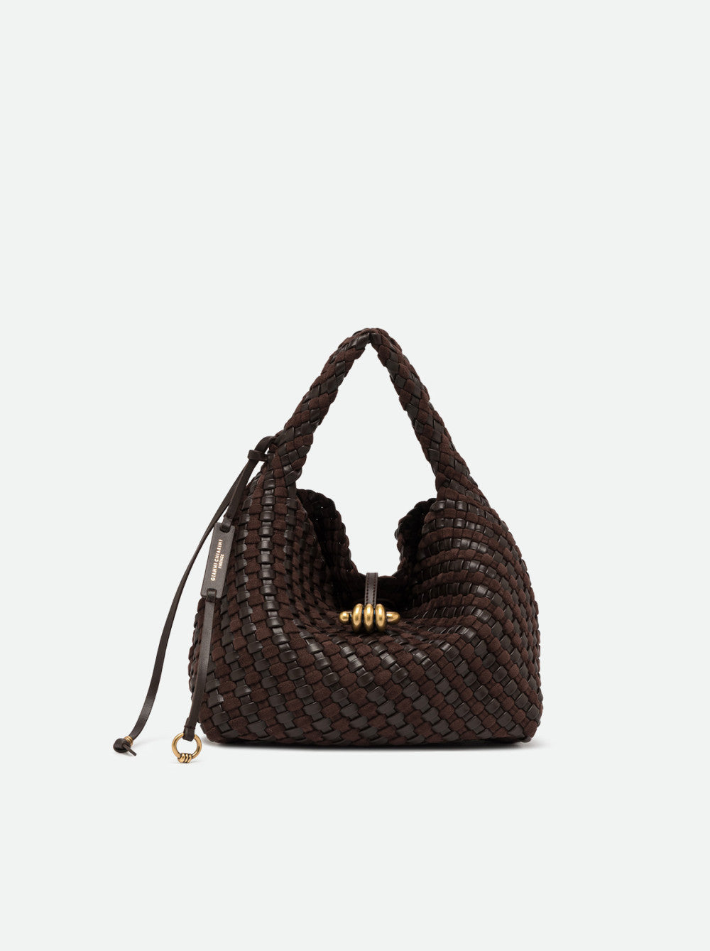 Gianni Chiarini borsa a spalla in pelle "Aurelie" Marrone BS12065COMM W-PLINT.2107 ESPRE