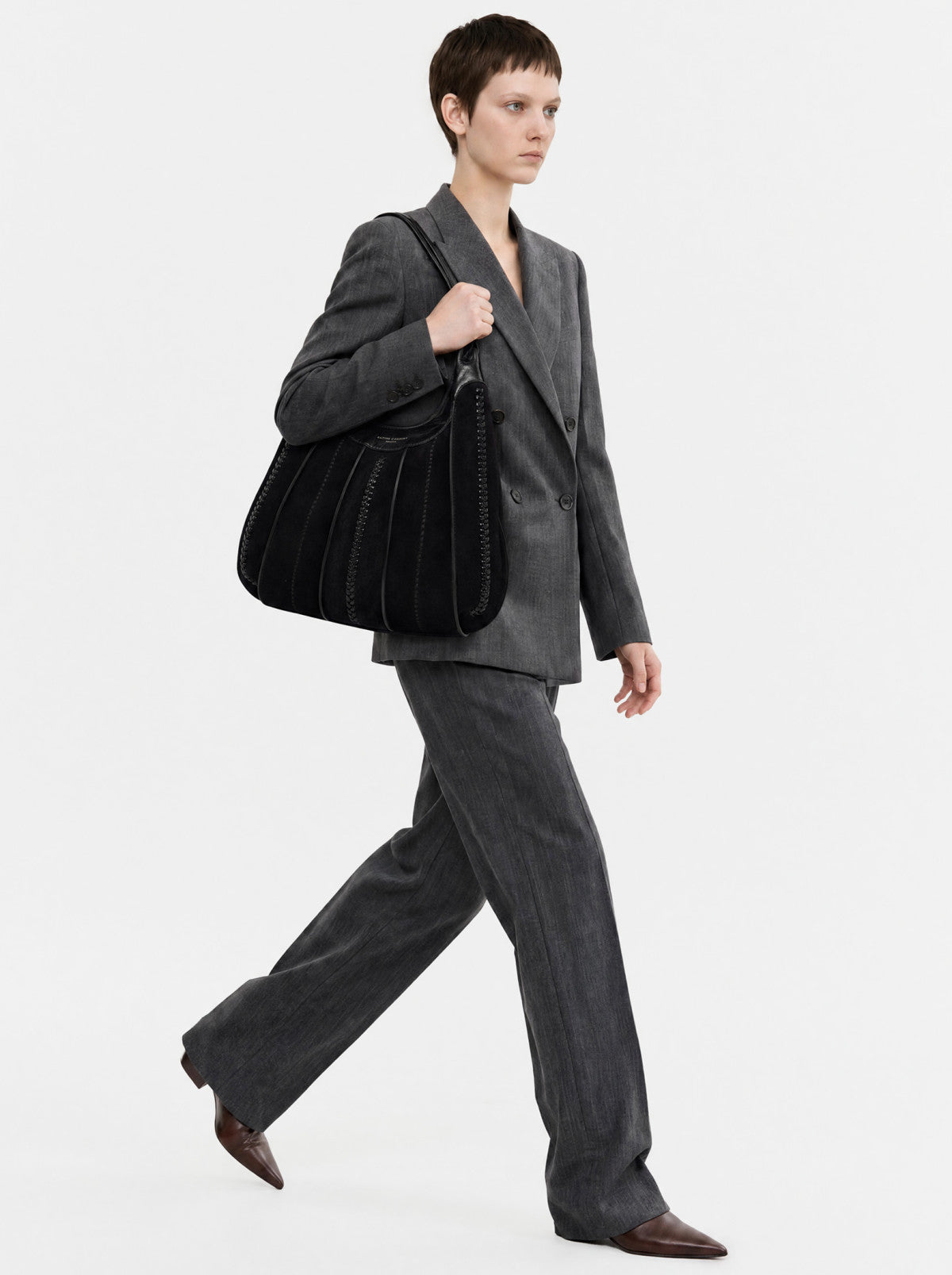 Gianni Chiarini borsa shopping in camoscio "Dua" Nero BS12750COMM CM-RALPH.001 NERO