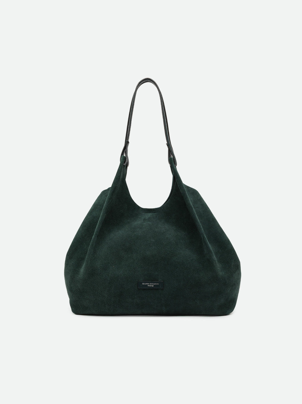 Gianni Chiarini borsa shopping in camoscio "Dua" Verde BS9800CM-PL.14603 VELVET GREEN
