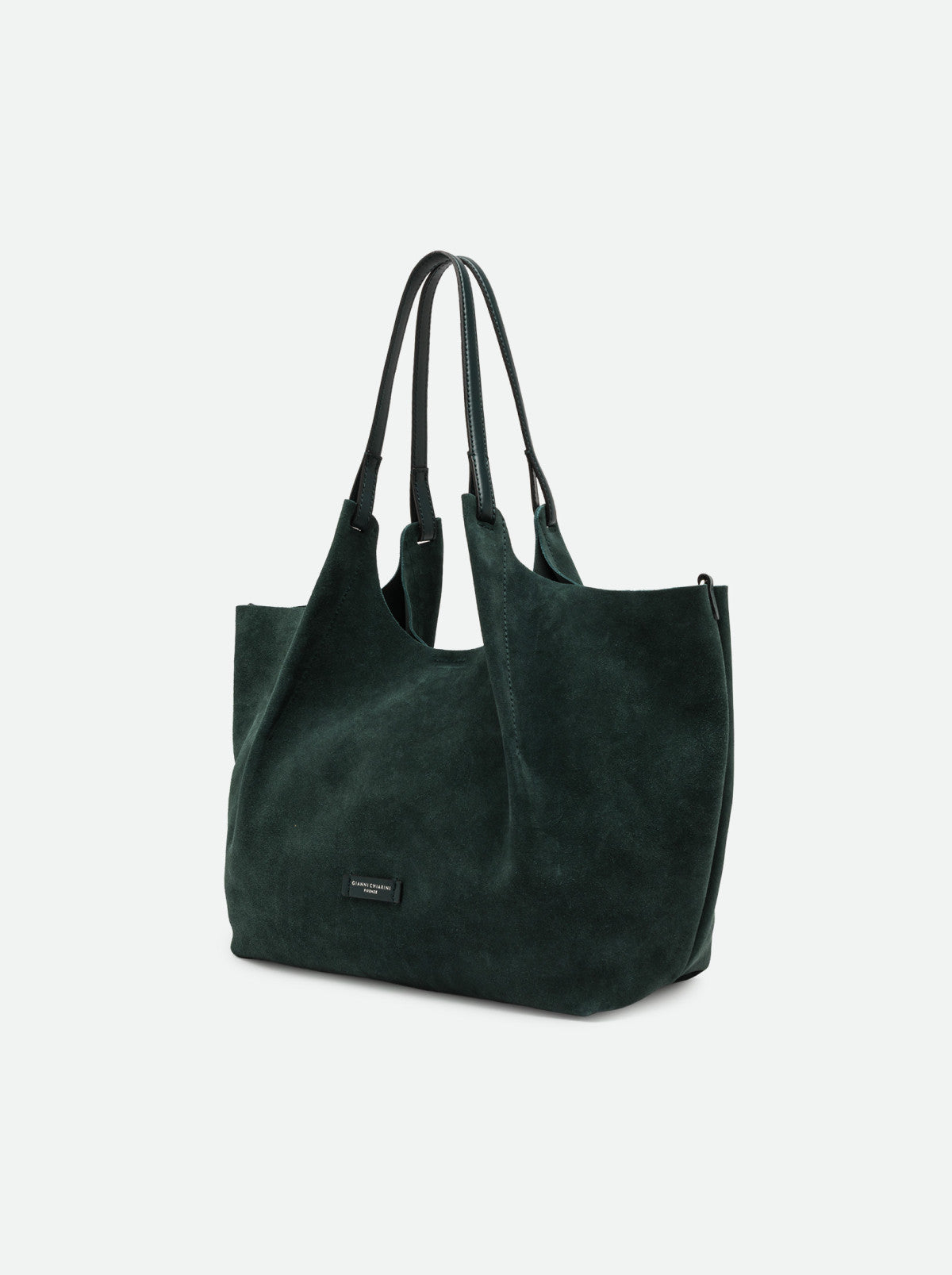 Gianni Chiarini borsa shopping in camoscio "Dua" Verde BS9800CM-PL.14603 VELVET GREEN