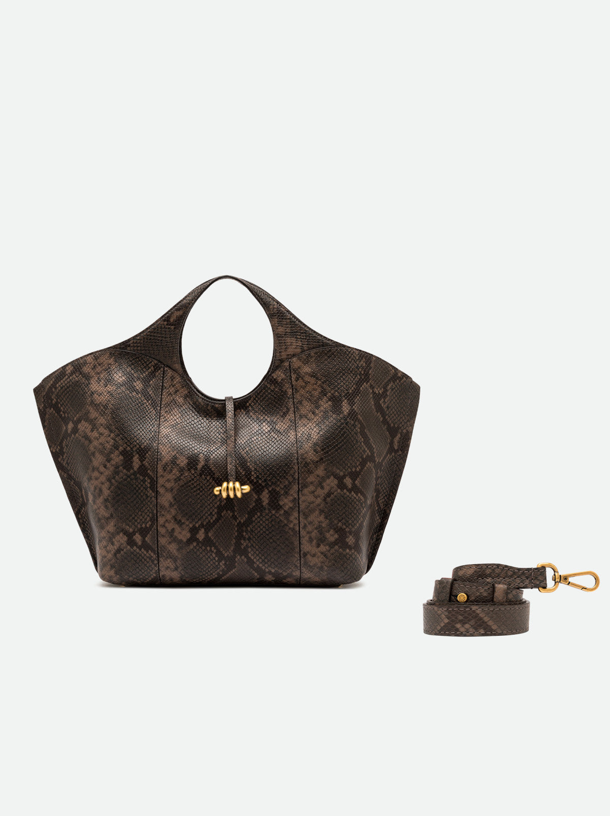 Gianni Chiarini borsa a mano in pelle "Infinity" Animalier BS12492PTY.2107 ESPRESSO