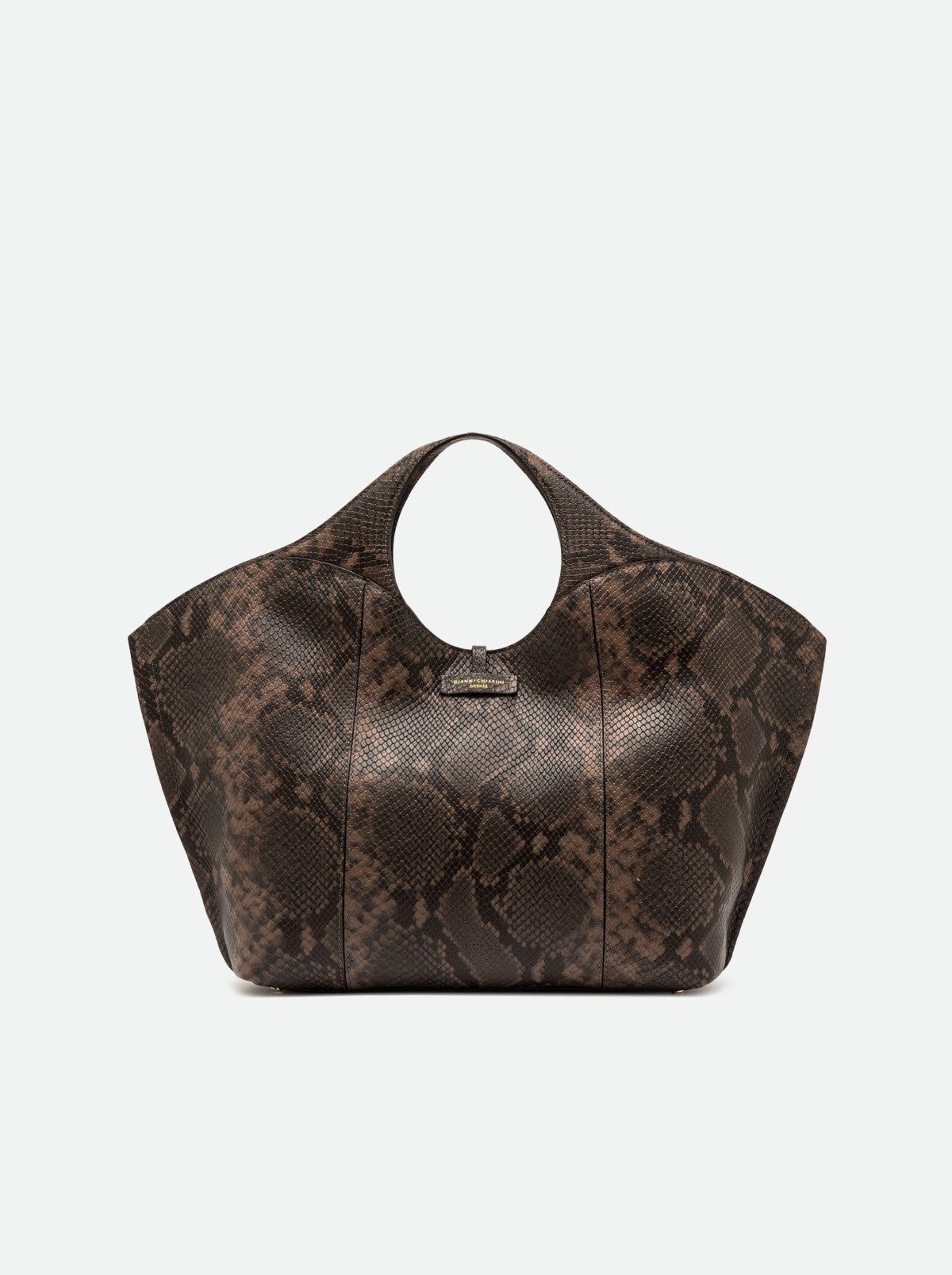Gianni Chiarini borsa a mano in pelle "Infinity" Animalier BS12492PTY.2107 ESPRESSO