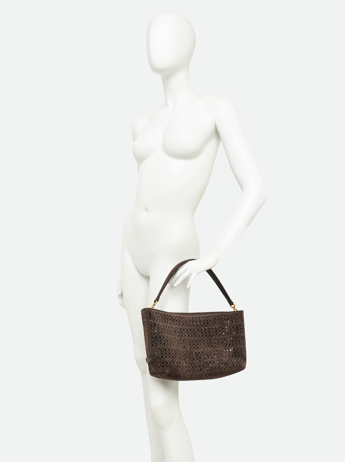 Gianni Chiarini borsa a spalla in camoscio "Mashup" Marrone BS11835CMLSR.974 MOKA