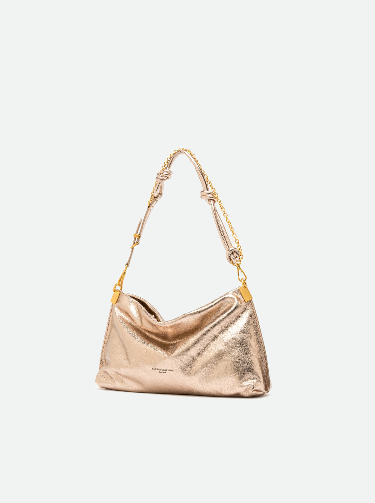 Gianni Chiarini borsa a spalla in pelle "Fanny" Oro rosa BS11934 VNCMET.6083 MIRAGE