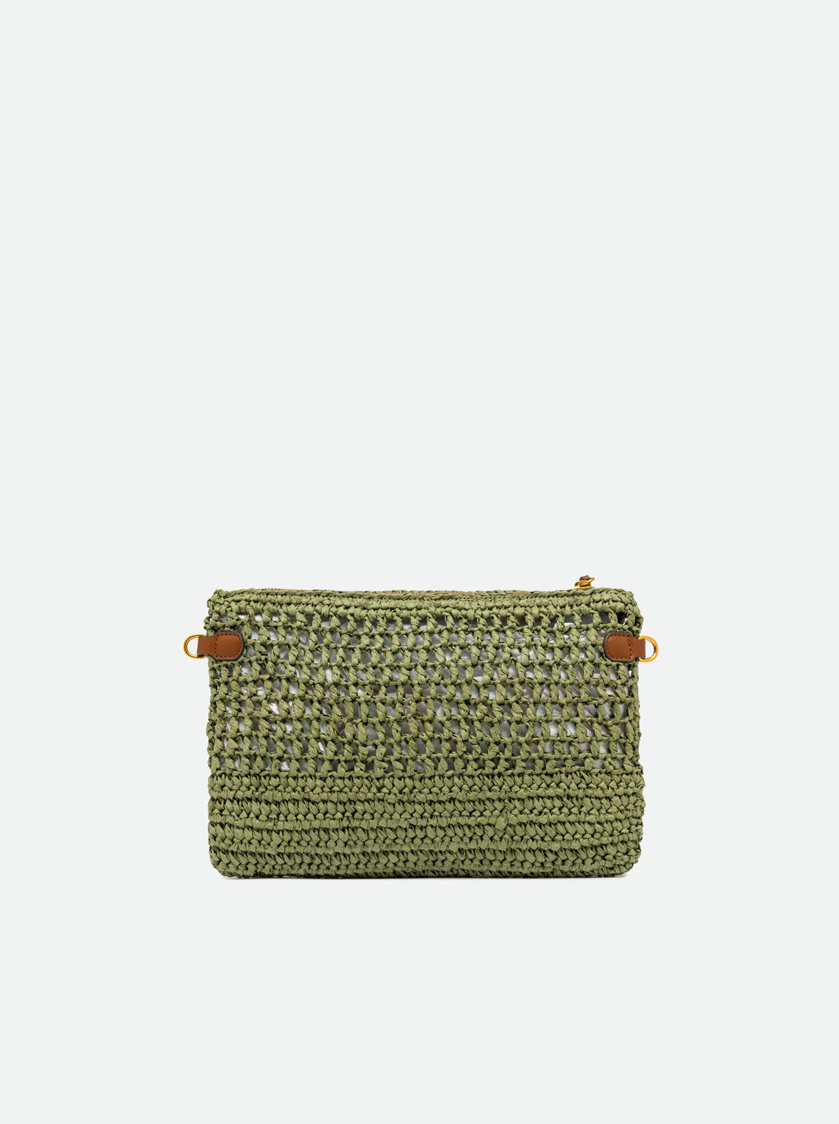 Gianni Chiarini pochette in rafia "Nefeli" Verde BS11950COMM STR-CRCH.11730 TAI