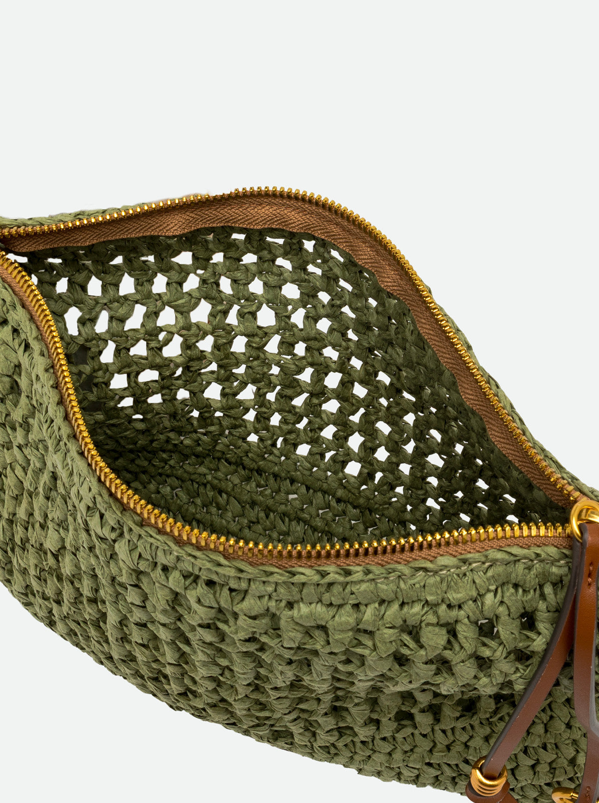 Gianni Chiarini pochette in rafia "Nefeli" Verde BS11950COMM STR-CRCH.11730 TAI