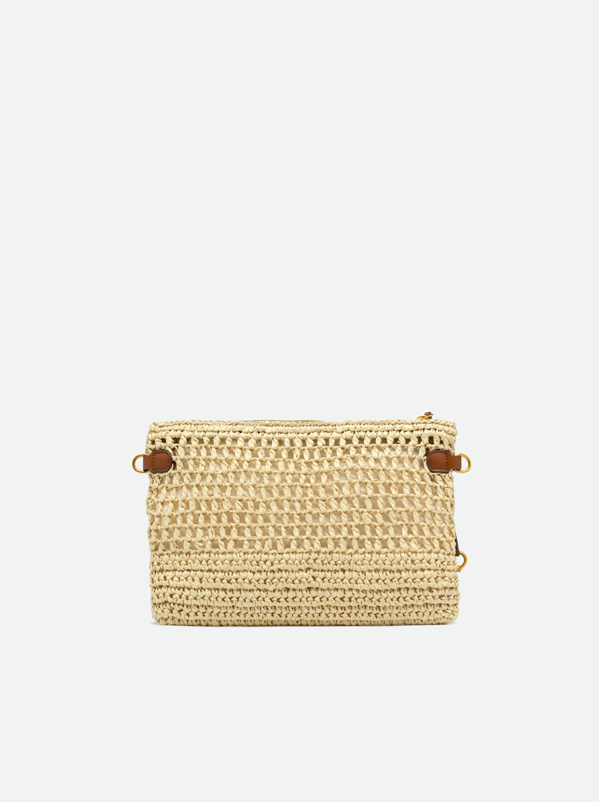Gianni Chiarini pochette in rafia "Nefeli" Beige BS11950COMM STR-CRCH.850 CORDA
