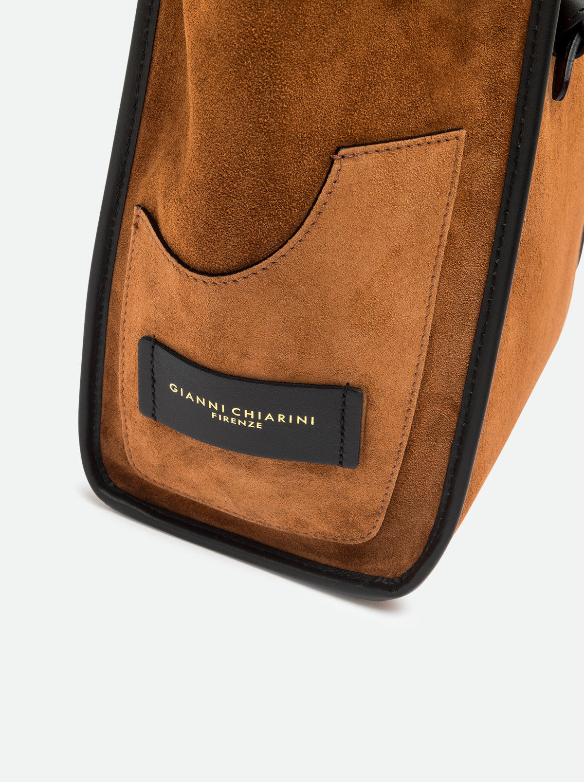 Gianni Chiarini borsa shopping in pelle "Marcella" Cuoio BS12440MNFST.12684 VAR COGNAC