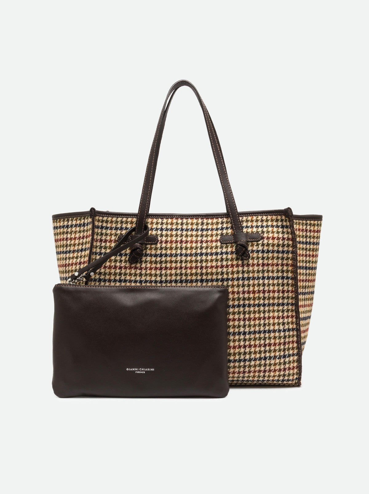 Gianni Chiarini borsa shopping in tessuto e pelle "Marcella" Multicolor BS12480COMM MNSH.13023 VAR-BEI