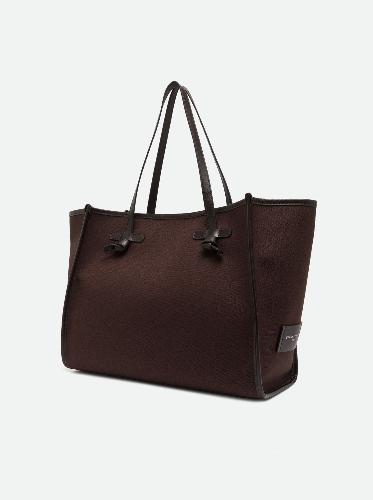 Gianni Chiarini borsa shopping in tessuto e pelle "Marcella" Marrone BS6850COMMCNV-SE.14641 ESPRESS