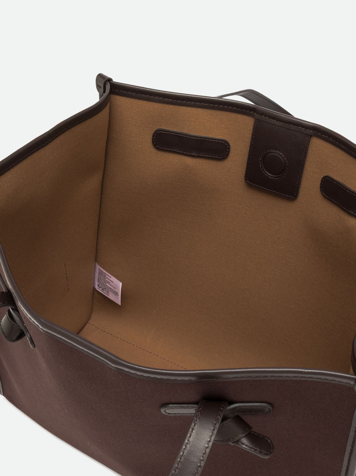 Gianni Chiarini borsa shopping in tessuto e pelle "Marcella" Marrone BS6850COMMCNV-SE.14641 ESPRESS