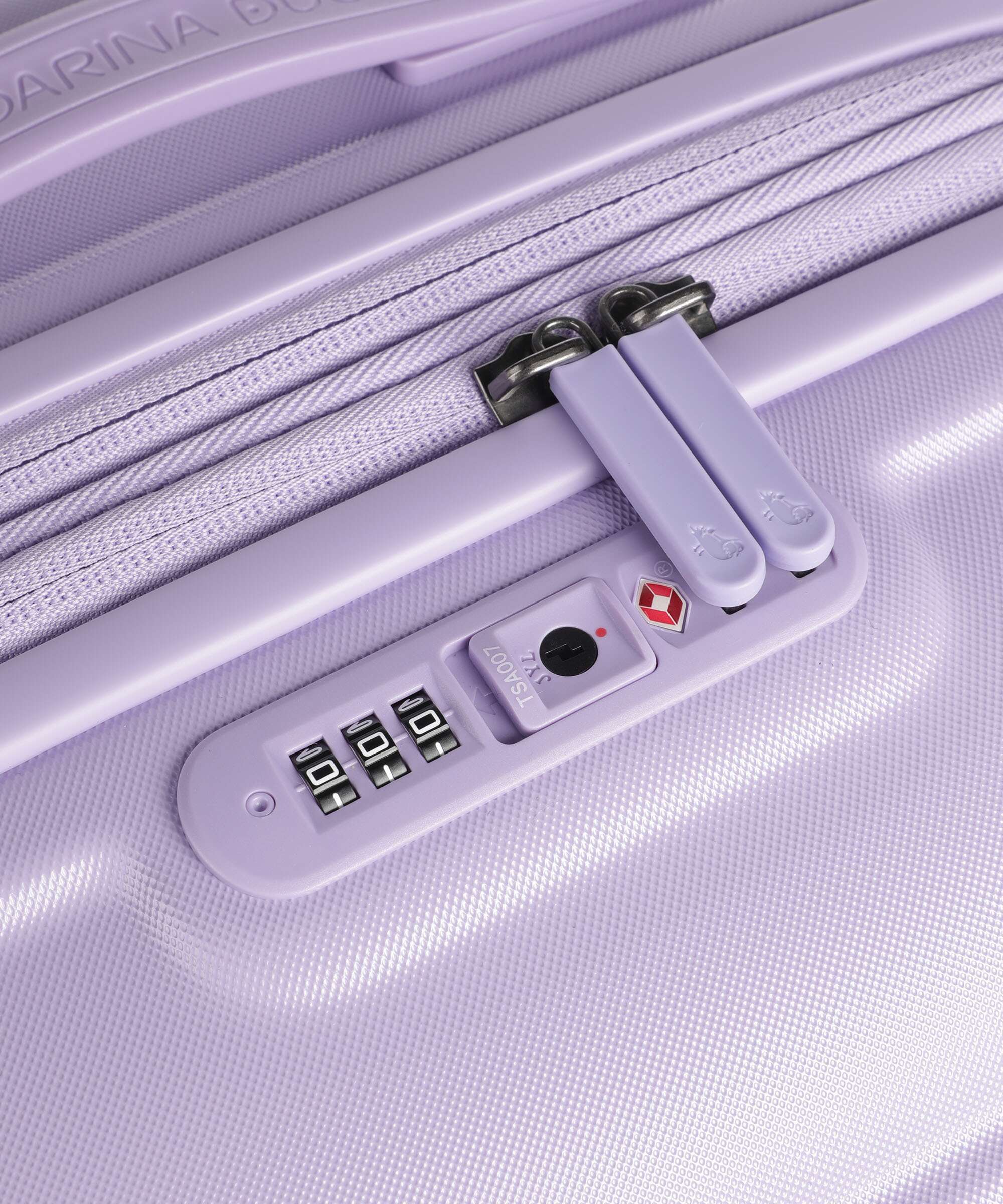 Mandarina Duck trolley medio in policarbonato "Logoduck" Lilla SZV32.A96 FROSTY LILAC
