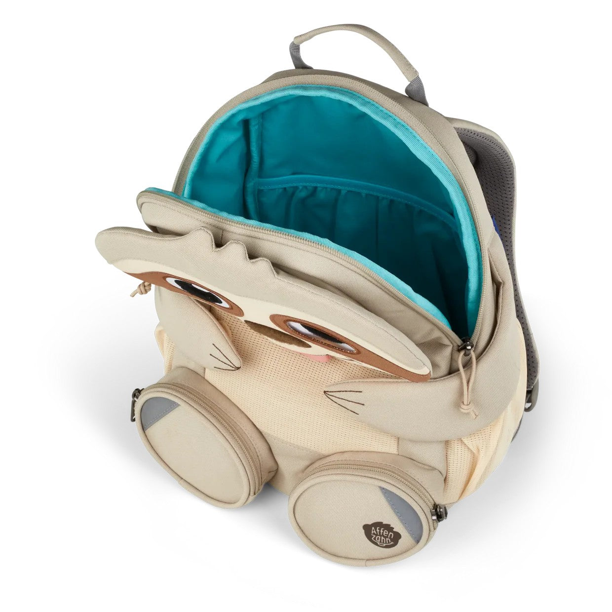 Affenzahn zainetto kids in tessuto Beige GRANDE AMICO.BRADIPO