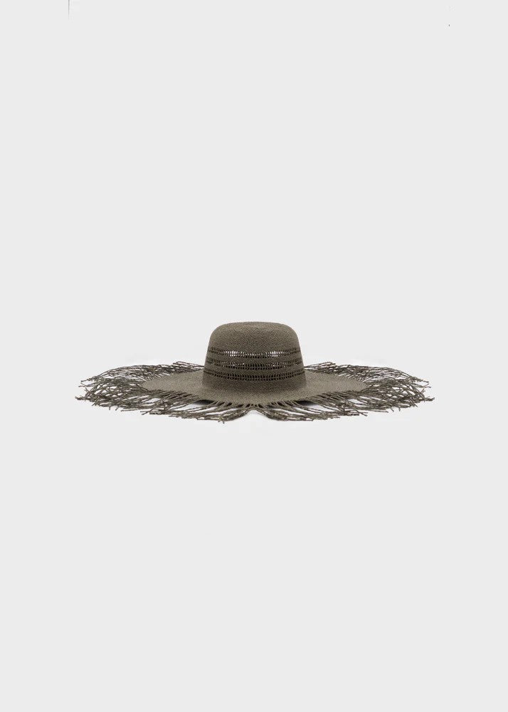 Nalì cappello in paglia "Sole" Tortora LHCA0002.NERO