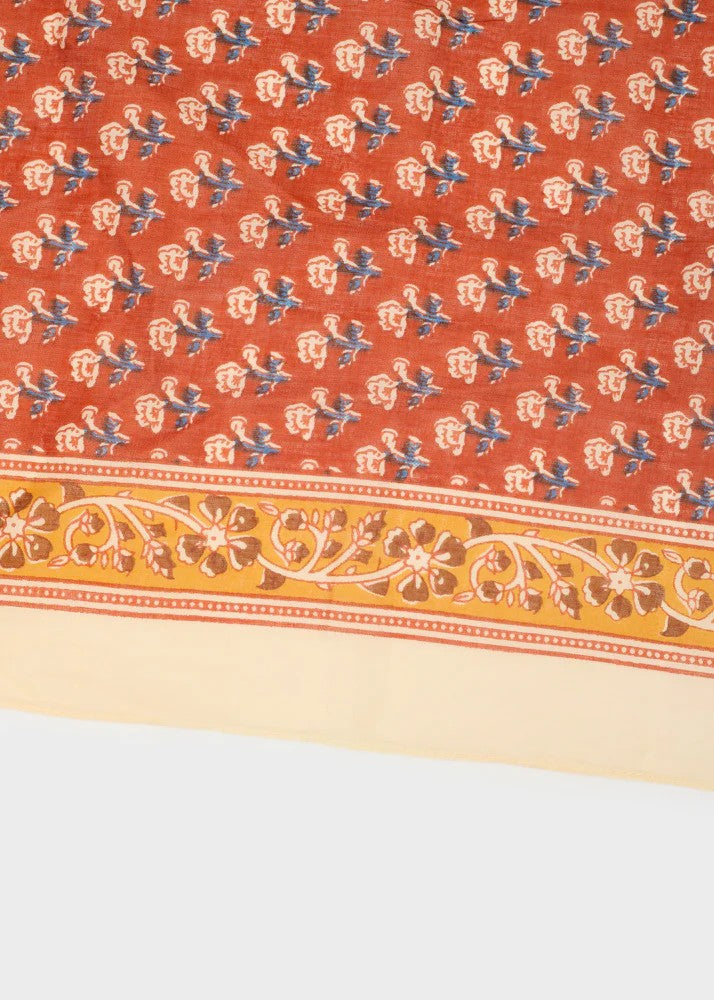 Nalì sciarpa pareo in cotone "Scarf" Multicolor RHSC0003.ROSSO