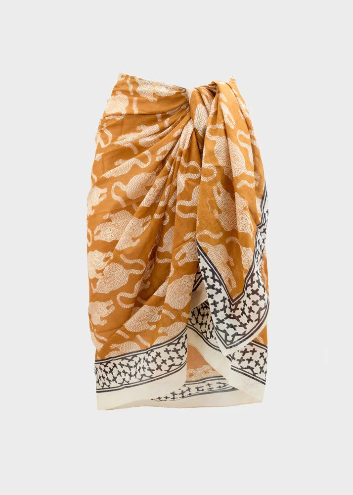 Nalì sciarpa pareo in cotone "Scarf" Multicolor RHSC0003.ARANCIO