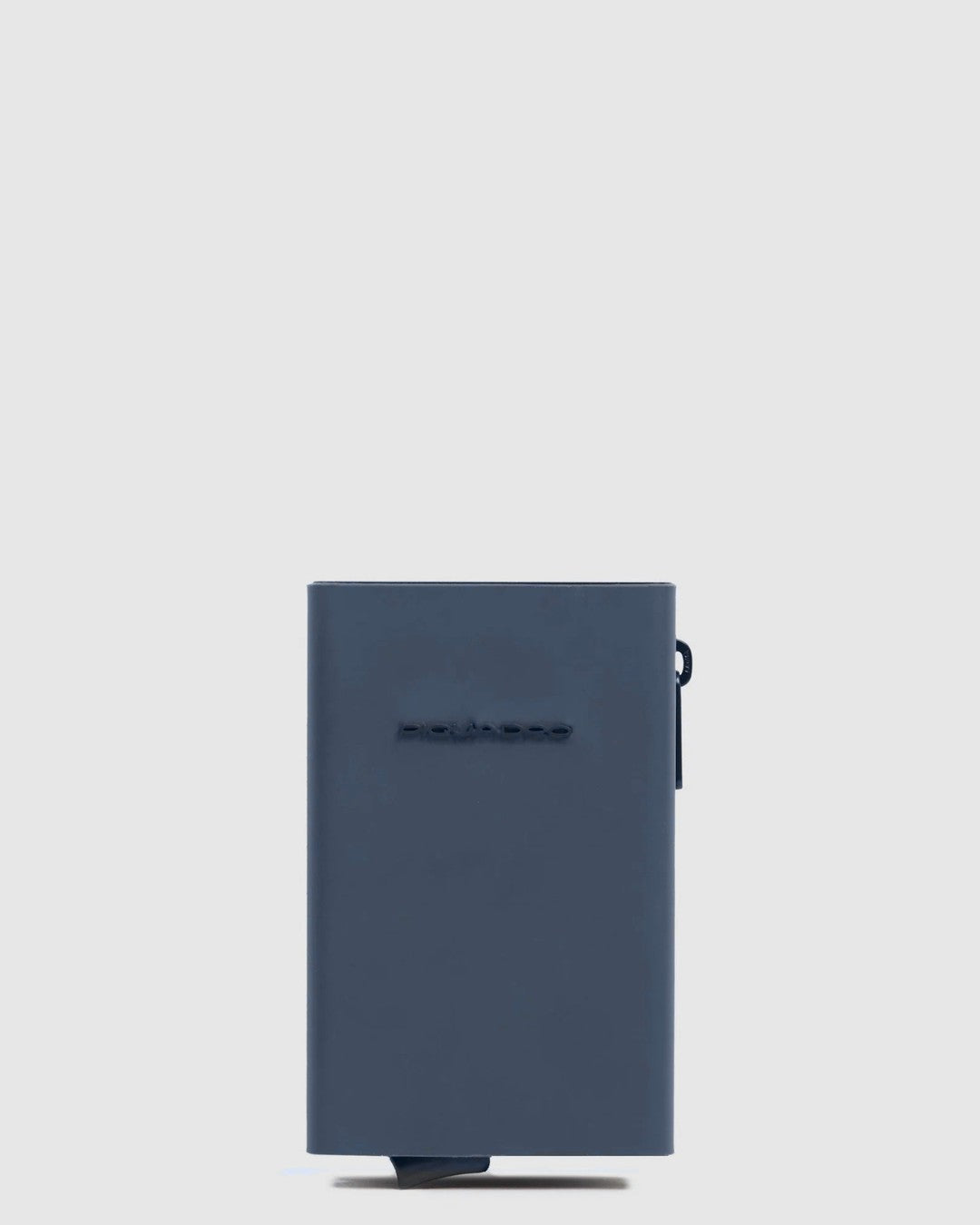 Piquadro portafogli compatto in metallo e tessuto "Corner" Blu PP5585C2OWR.BLU