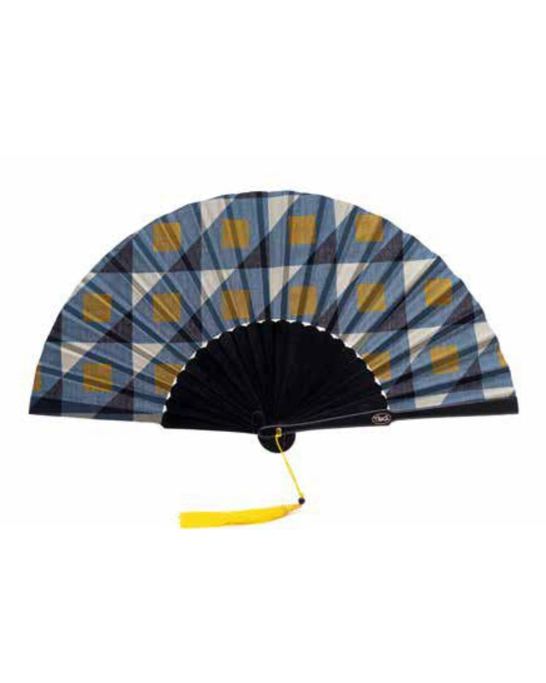 Te Per Due ventaglio in tessuto e legno "Geometric" Multicolor TPWR.604